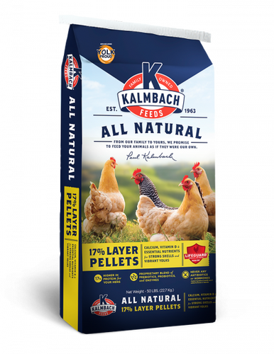 Kalmbach 17% All Natural Layer (Pellet)