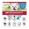 K9 Advantix II Flea, Tick & Mosquito Treatment & Prevention for Medium Dogs