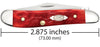 Case Peach Seed Jig Dark Red Bone CS Peanut