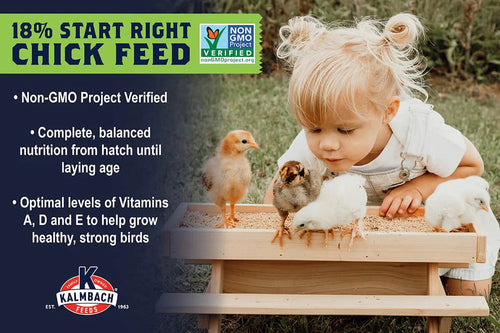 Kalmbach 18% Start Right® Chick Feed (Non-GMO)