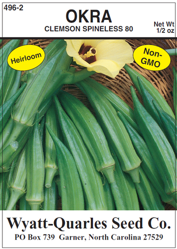 Wyatt-Quarles Seed Okra-Clemson Spineless 80