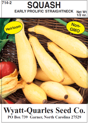 Wyatt-Quarles Seed Company Early Prolific Straightneck Squash